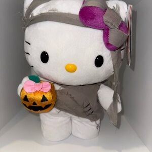 Hello Kitty Halloween Plush with Pumpkin